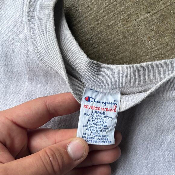 VTG ARIZONA STATE UNIVERSITY CHAMPION REVERSE WEAVE SWEATSHIRT CREWNECK LRG 90S - Picture 4 of 5